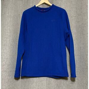 The North‎ Face Sweater Men Large* Blue Long Sleeve Pullover Crew Neck